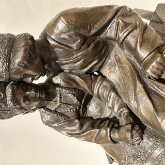 Скульптура "Русская пара в бричке", Германия, 1903 г., Вольф А.М.